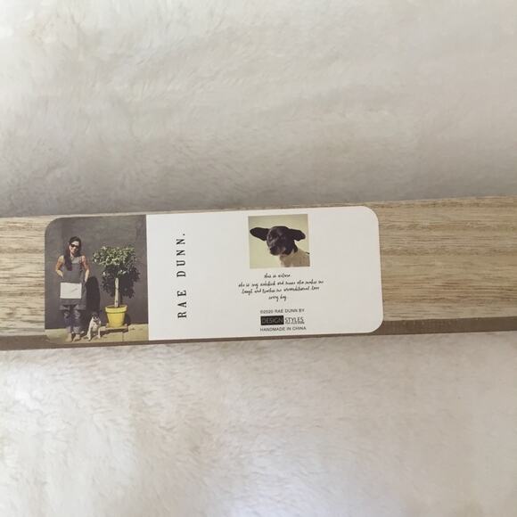 Rae Dunn White "HAPPY SPRING" Wooden Wall Sign - Picture 4 of 12